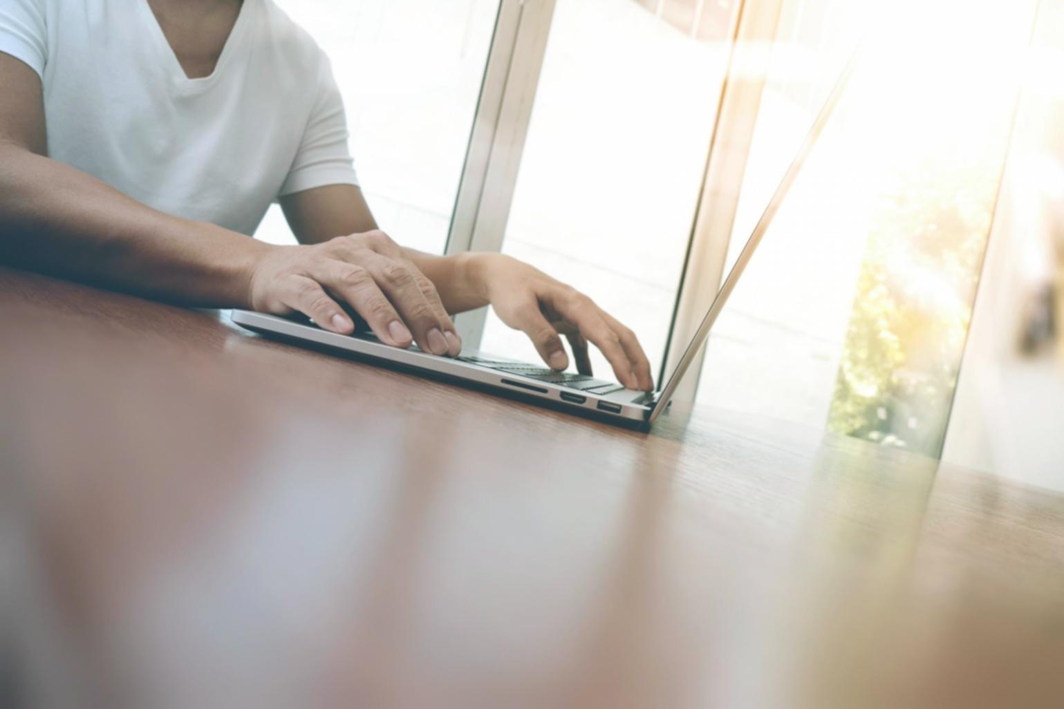 Teilnehmer während eines interaktiven Webinars